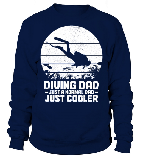 Scuba Diving Funny Vintage Diver Gift Sweatshirt Unisex