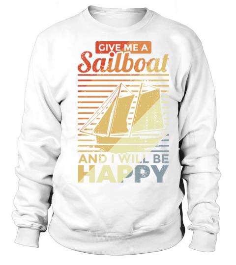 Vintage Sailing Sweatshirt Unisex