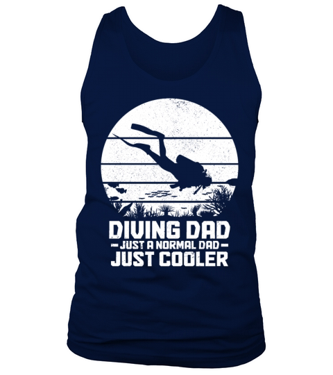 Scuba Diving Funny Vintage Diver Gift Tank Top Unisex