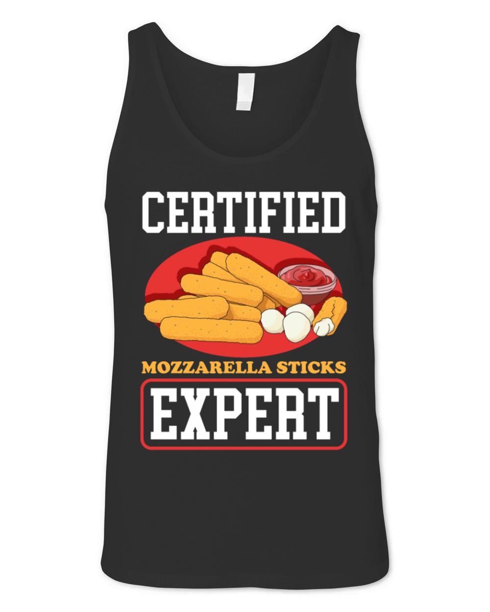 Mozzarella Sticks Expert Unisex Jersey Tank