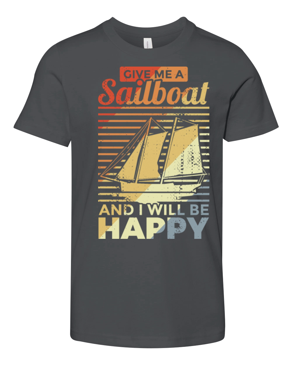Vintage Sailing Youth Unisex Jersey Tee