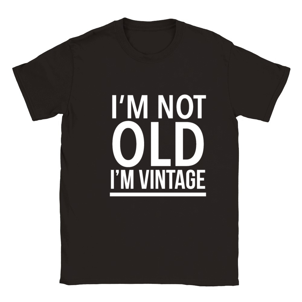 Old vintage birthday Classic Kids Crewneck T-shirt