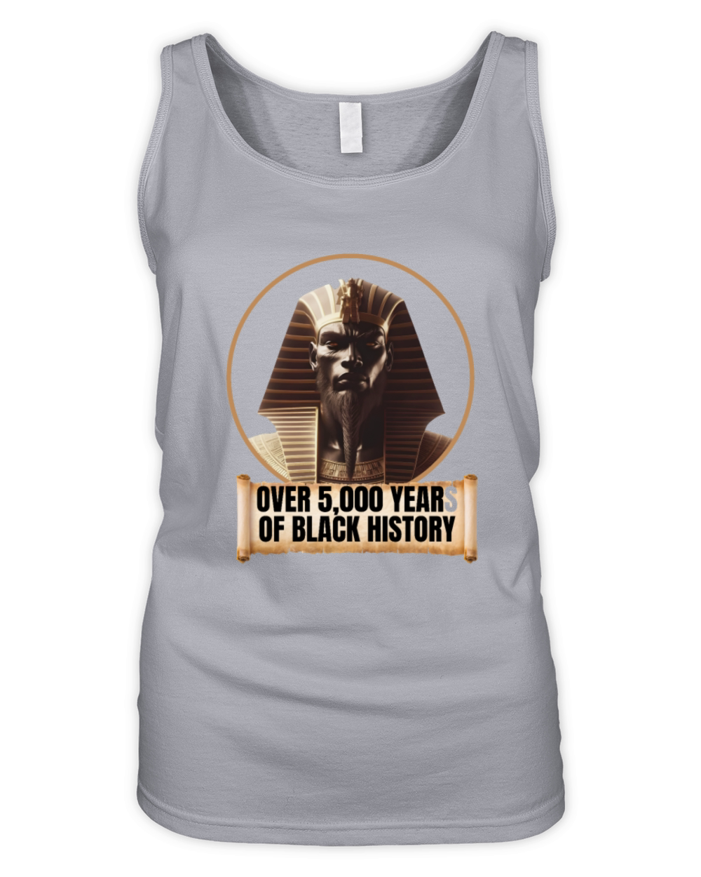 A Tribute to 5000 Year of Unerasable Black History Organic Women's Tank Top