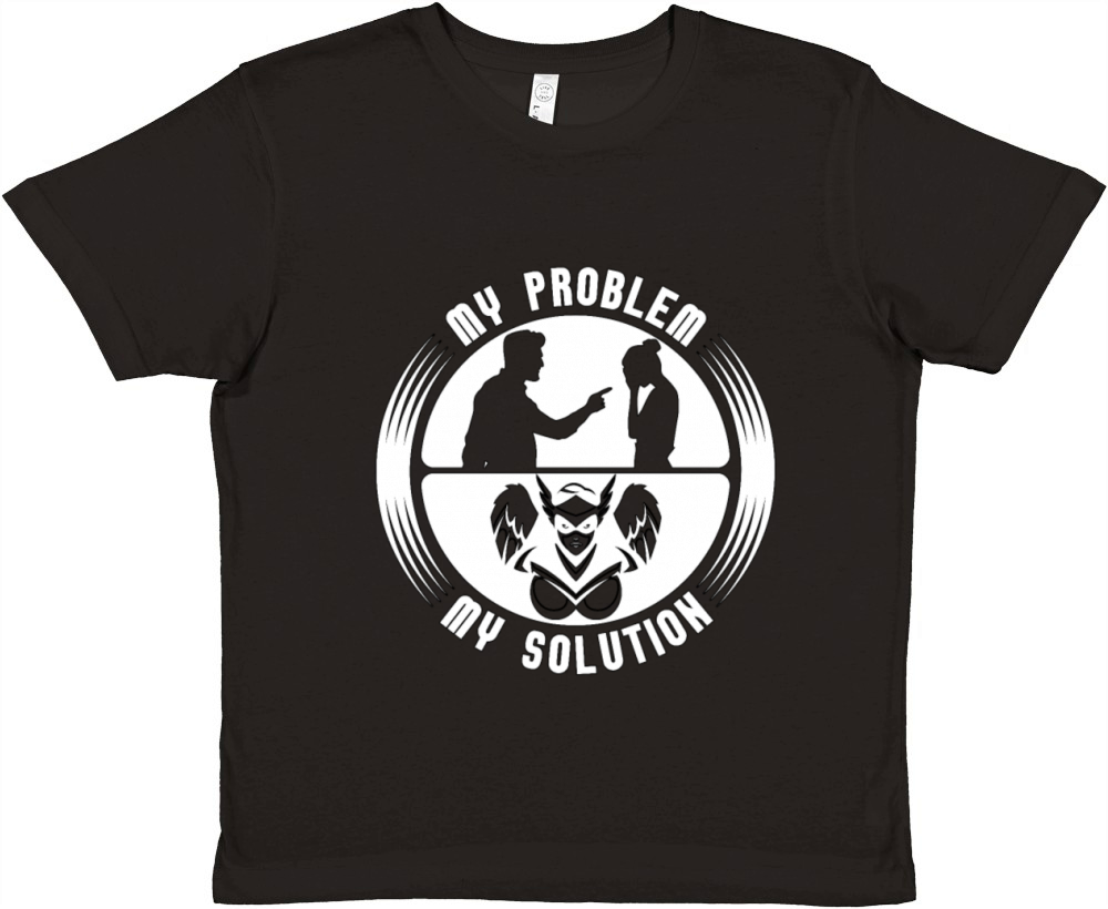 Valkyries My Problem My Pictogram Mom Norse Viking Premium Kids Crewneck T-shirt