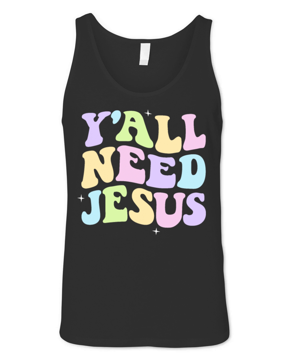 Yall Need Jesus Easter Christian Faith Jesus Unisex Jersey Tank