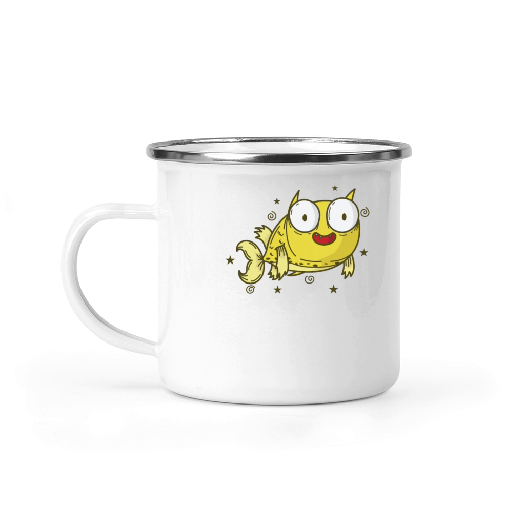 Cowfish with big Eyes Sea or Aquarium Camping Mug