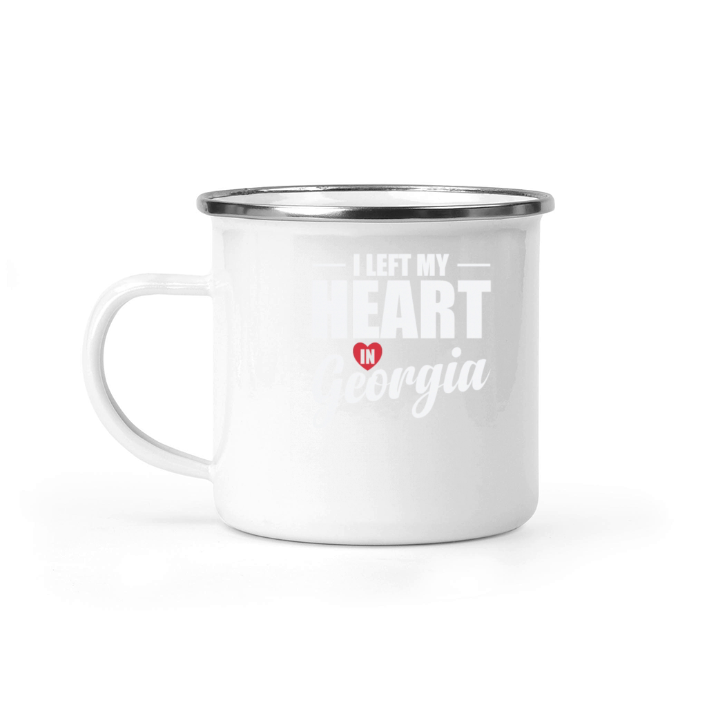 Georgia I Left my Heart in Georgia USA America Camping Mug