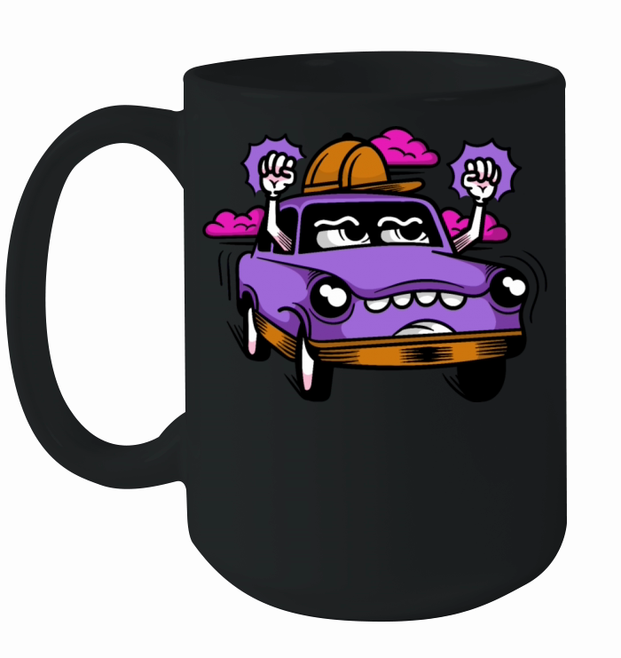 The Mad Driver Ceramic Mug