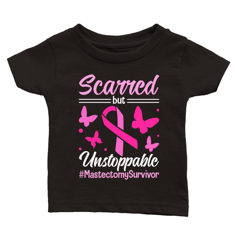 Mastectomy Cancer Survivor Empowerment Design for Classic Baby Crewneck T-shirt