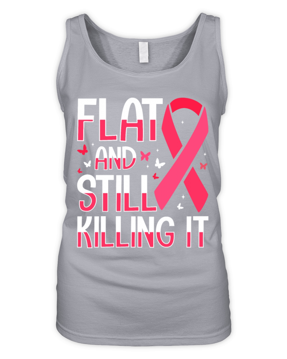 Mastectomy Cancer Survivor Inspiring Design Emblem Organic Women's Tank Top