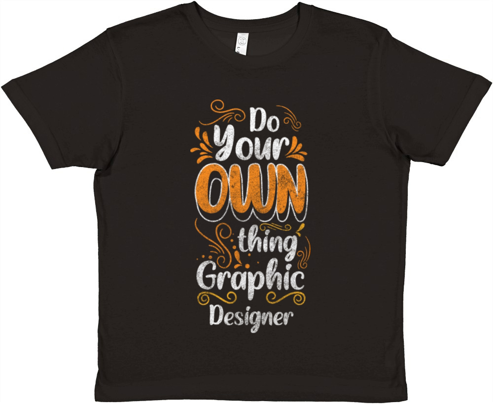 Illustrator Graphics Painter Design Premium Kids Crewneck T-shirt