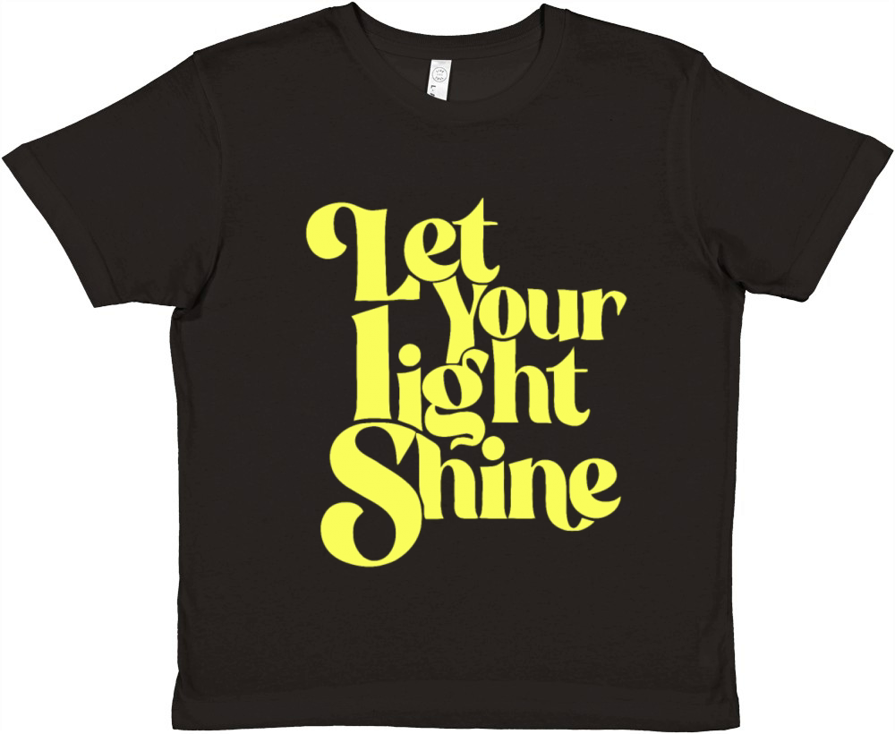 Let Your Light Shine Premium Kids Crewneck T-shirt