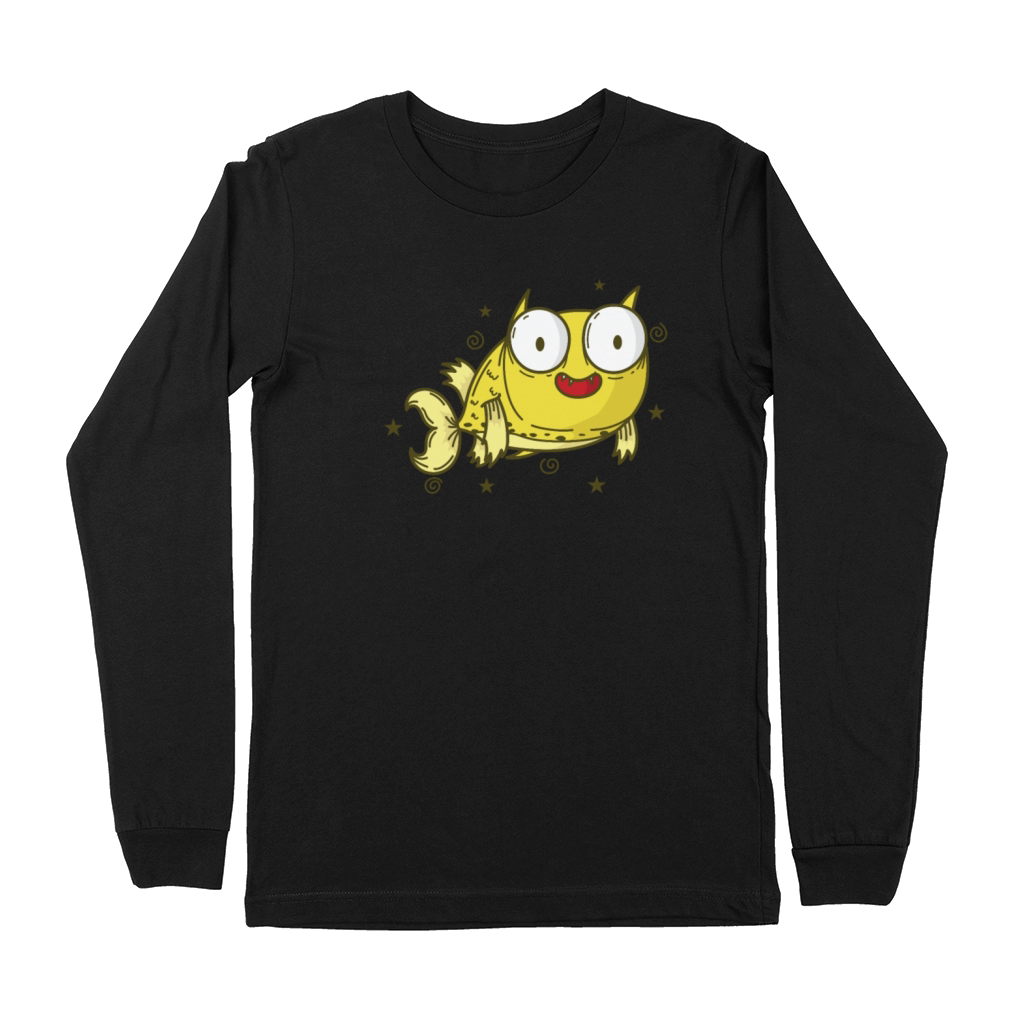 Cowfish with big Eyes Sea or Aquarium Premium Long Sleeve