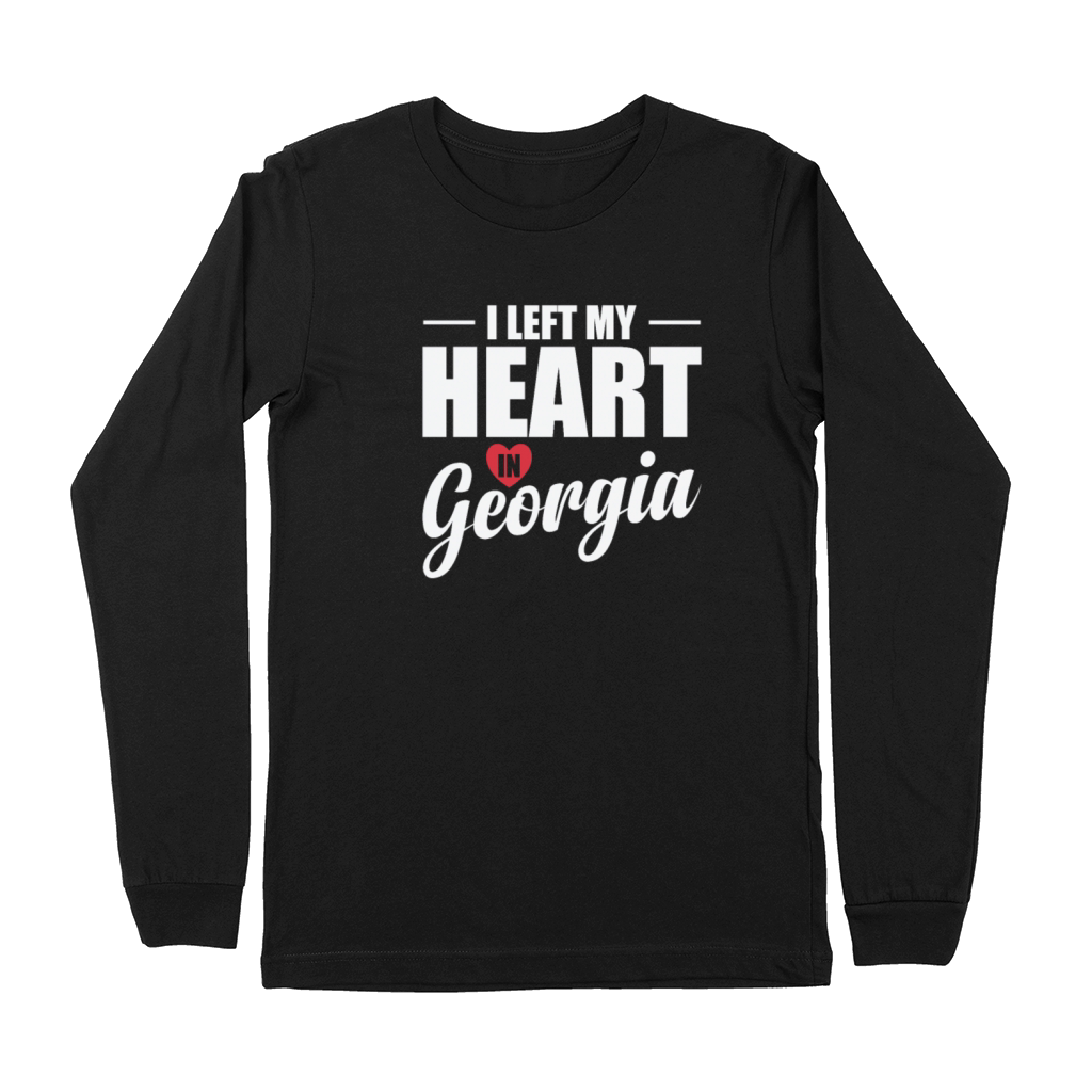 Georgia I Left my Heart in Georgia USA America Premium Long Sleeve