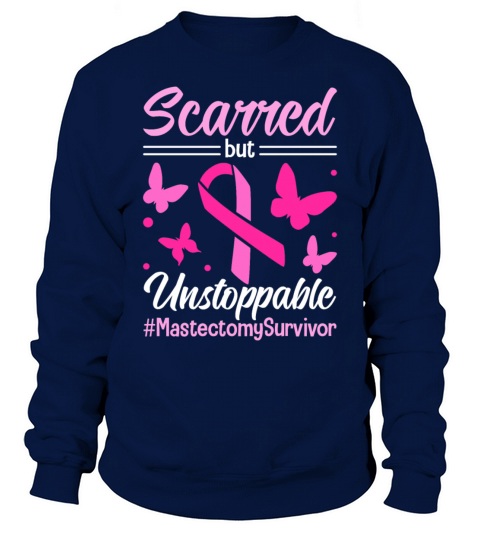 Mastectomy Cancer Survivor Empowerment Design for Sweatshirt Unisex