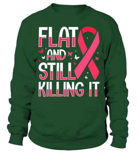 Mastectomy Cancer Survivor Inspiring Design Emblem Sweatshirt Unisex