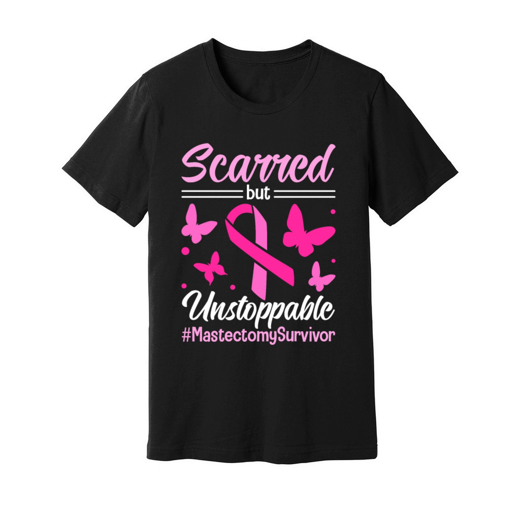 Mastectomy Cancer Survivor Empowerment Design for Unisex Jersey Tee