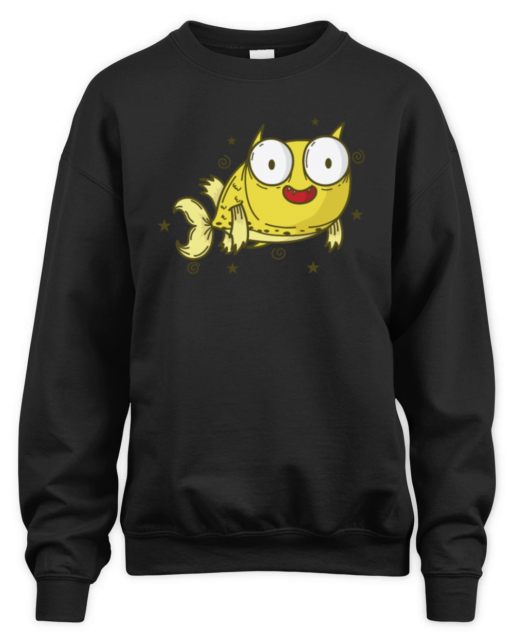 Cowfish with big Eyes Sea or Aquarium Unisex Premium Crewneck Sweatshirt