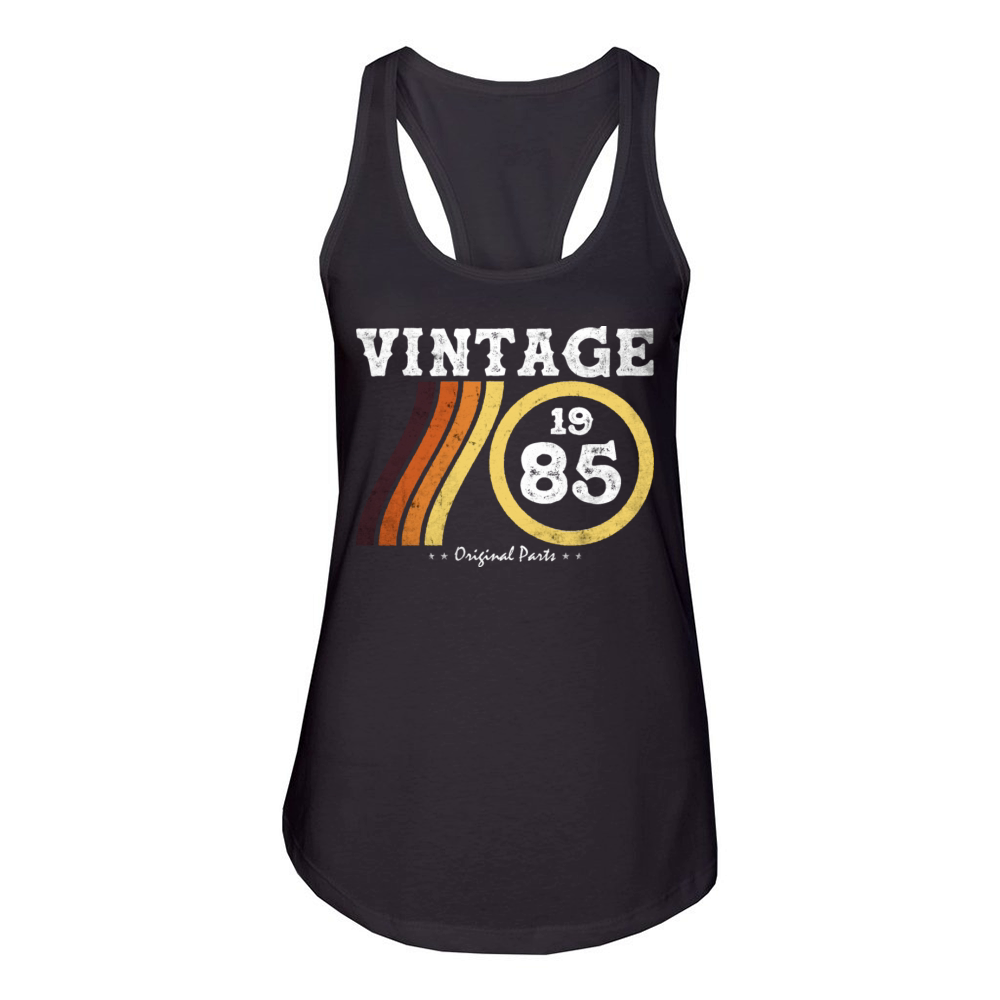Vintage 1985 - Classic Limited Edition Retro 39 Women's Racerback Tank