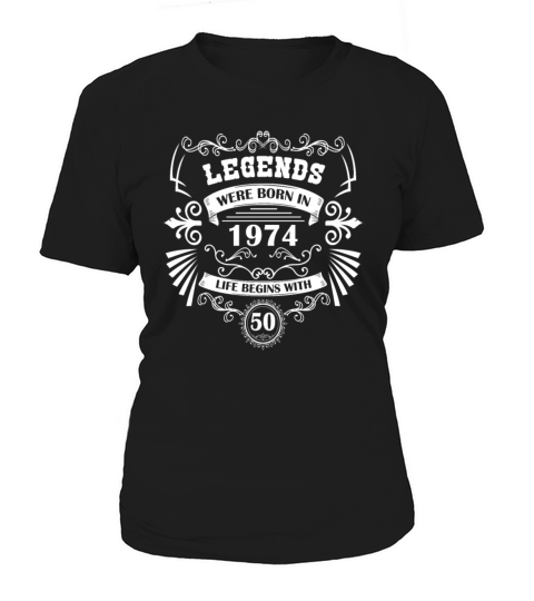 50th Birthday Vintage 1974 Vintage Western Women's T-Shirt