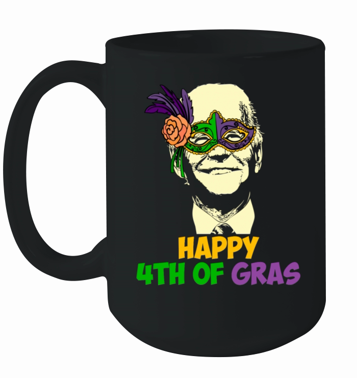 Happy 4th Of Gras Ceramic Mug