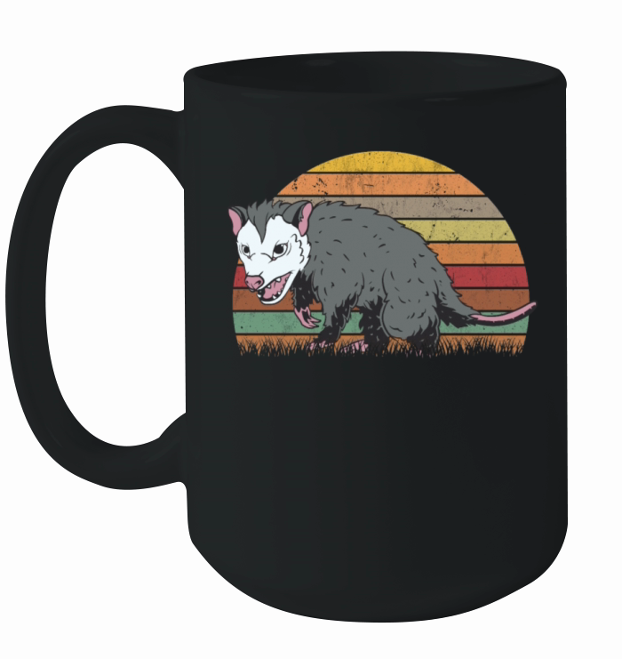 Opossum Retro Possum Vintage Ceramic Mug