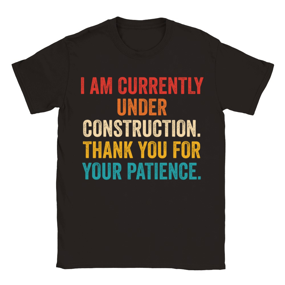 Im Currently Under Construction Classic Kids Crewneck T-shirt