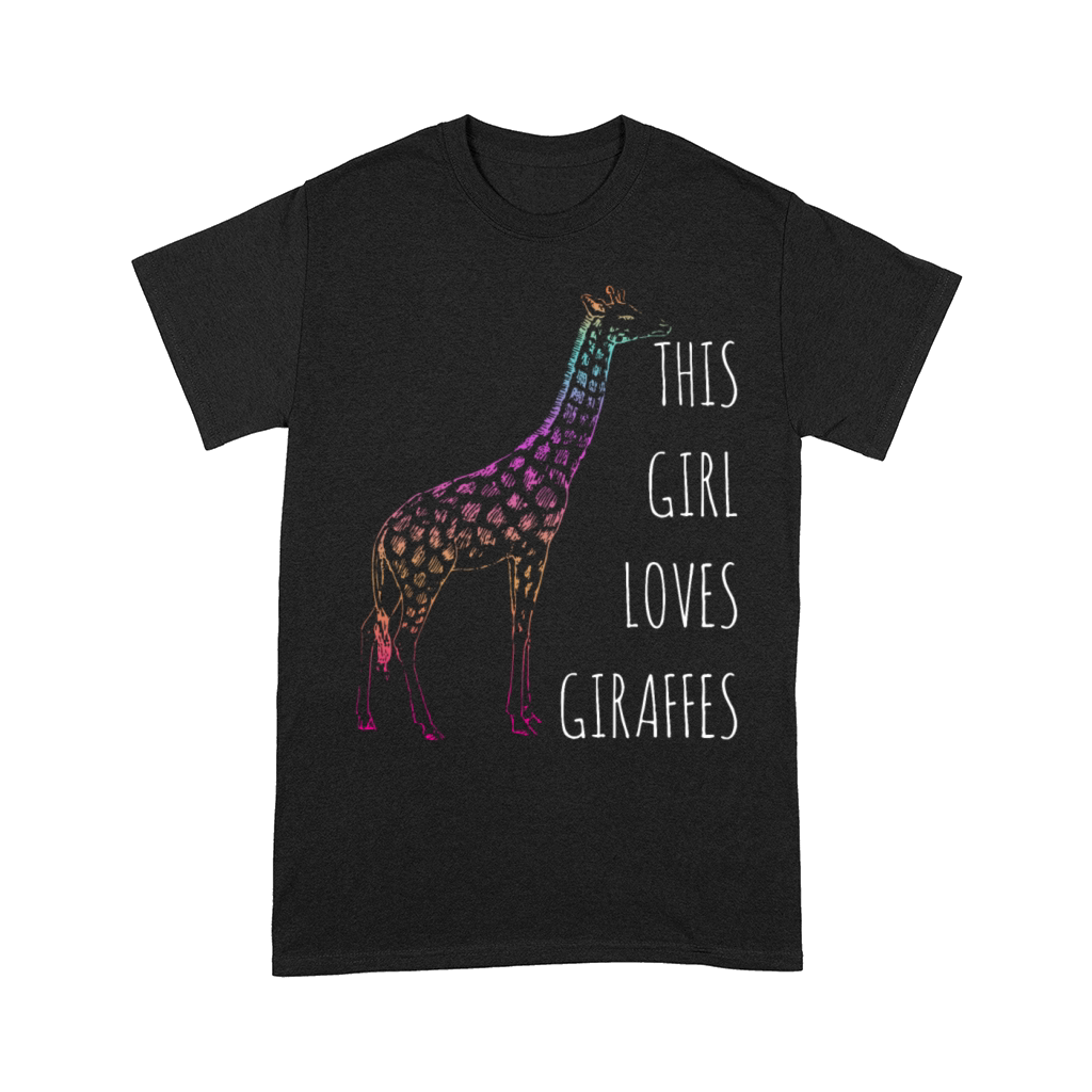 Giraffe Animal Girl Gift Comfort T-shirt