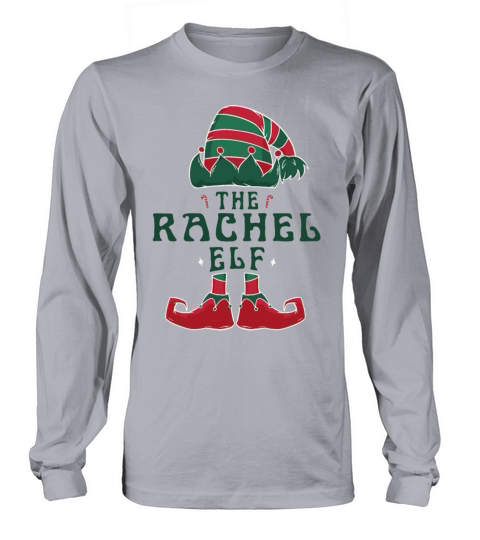 Rachel Elf Personalized Name Christmas Family Long sleeved Unisex