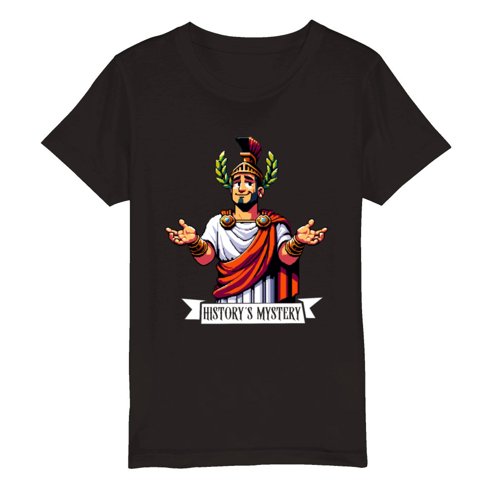 Julius Caesar Roman History Roman Empire Gladiator Organic Kids Crewneck T-shirt