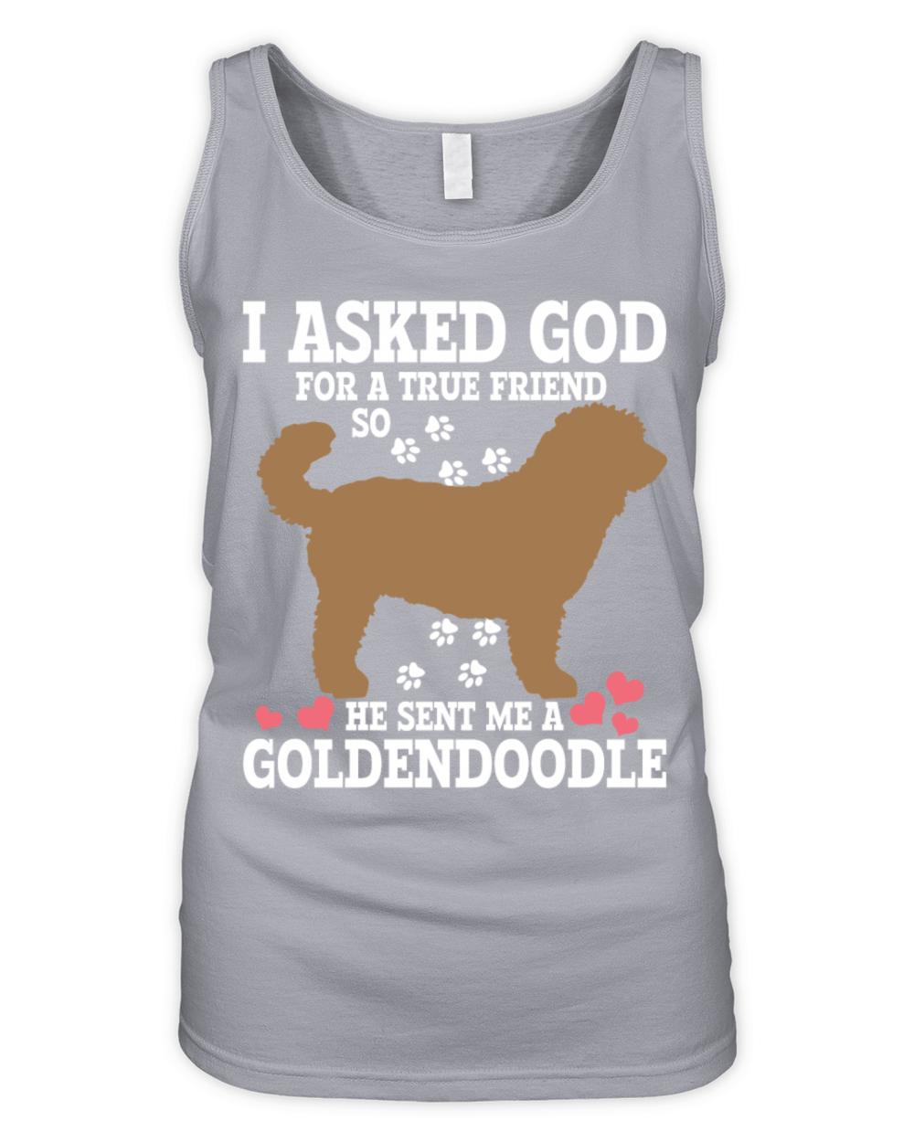 Goldendoodle Dog Christian Funny Gift Organic Women's Tank Top