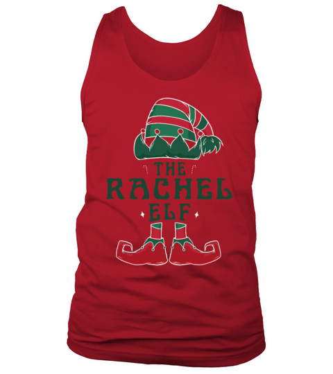 Rachel Elf Personalized Name Christmas Family Tank Top Unisex