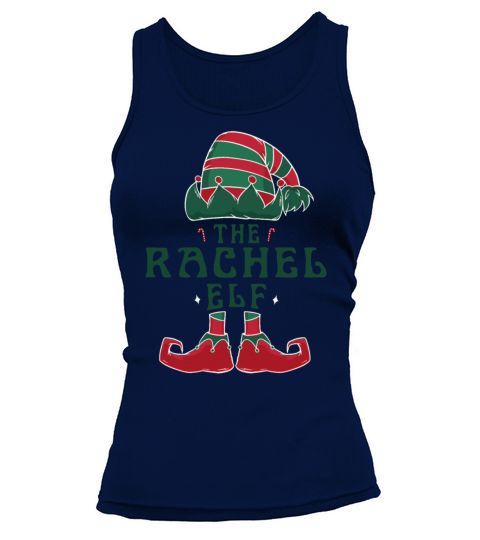 Rachel Elf Personalized Name Christmas Family Tank top Woman