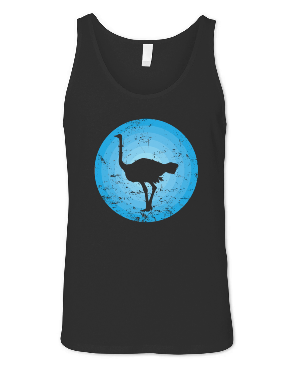 Bird Ostrich fast large Bird Unisex Jersey Tank