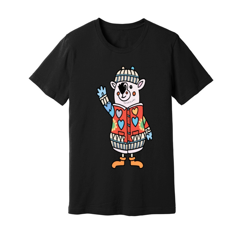 Joyful Jingles Hearths Warming Sweater Unisex Jersey Tee