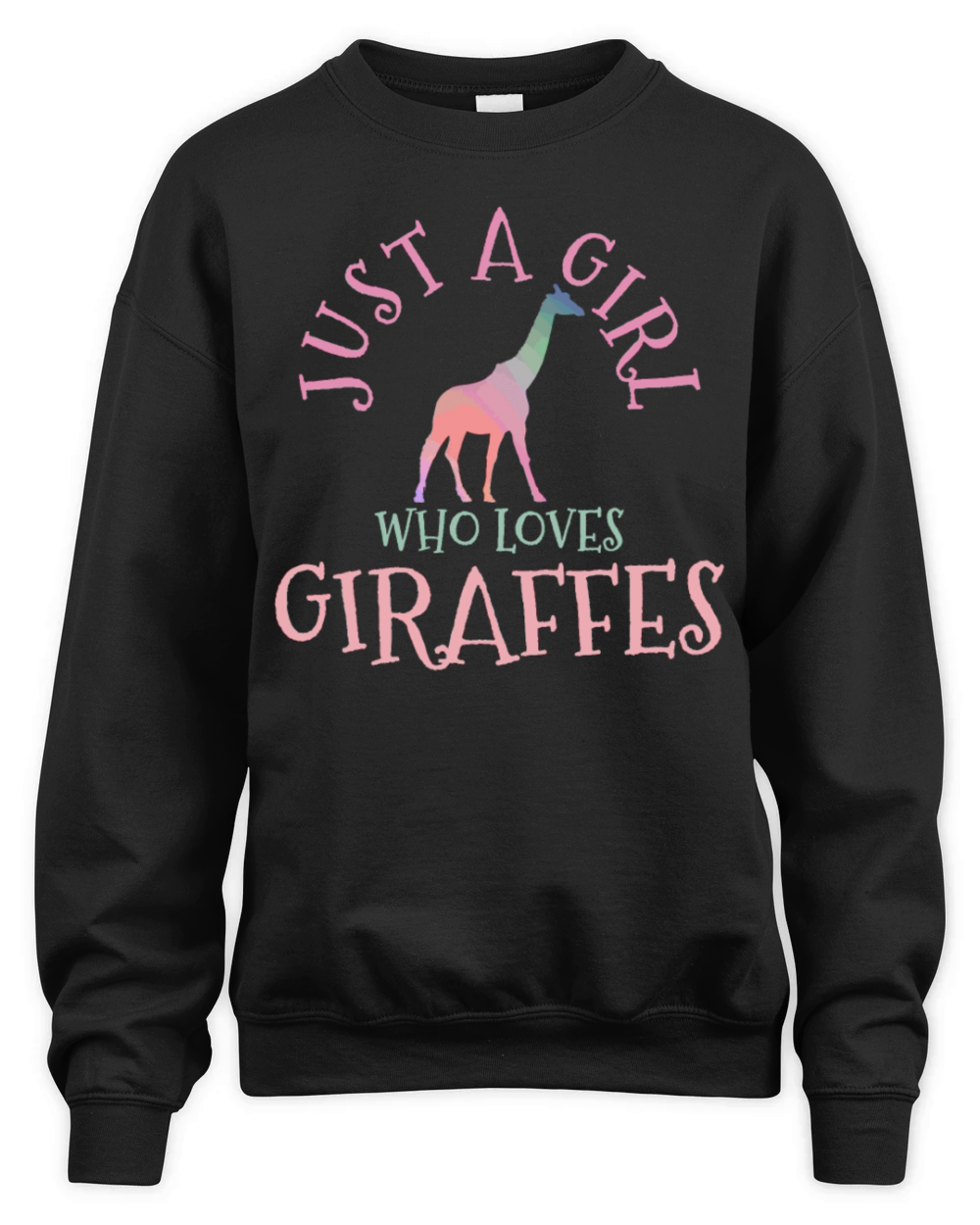 Giraffe Animal Gift Unisex Premium Crewneck Sweatshirt