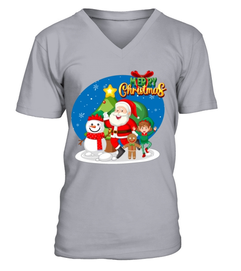 Merry Christmas V-Neck T-shirt
