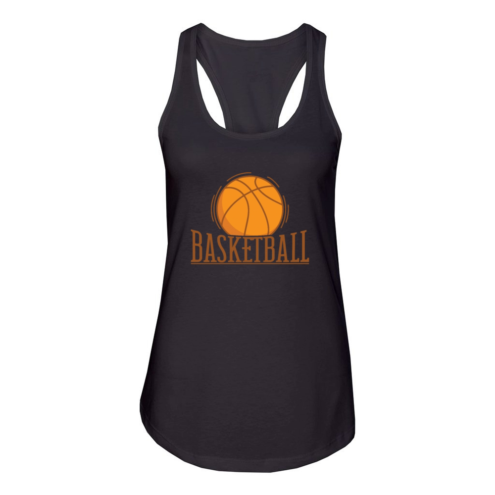 Basketball Fans America USA Ball Sports Women's Racerback Tank