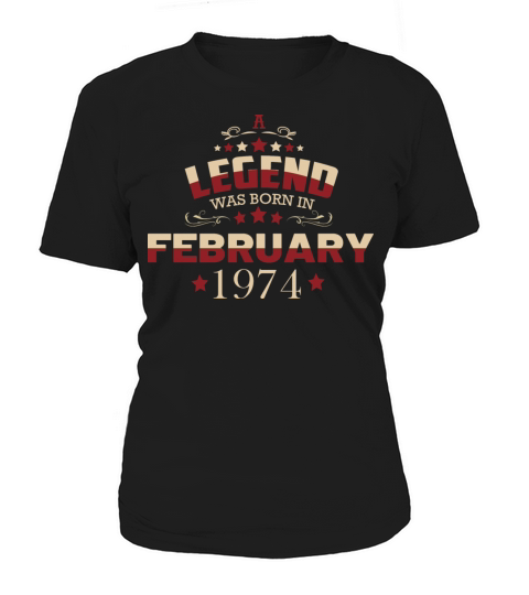 February 1974 Birthday Vintage Women's T-Shirt