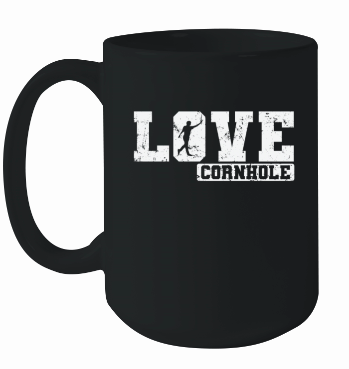 Love Cornhole Game Hobby Ceramic Mug