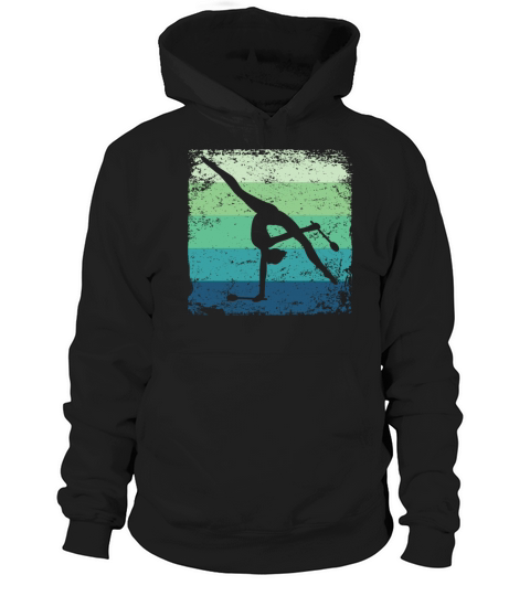 Gymnast Clubs Retro Rhythmic Gymnastics Hoodie Unisex