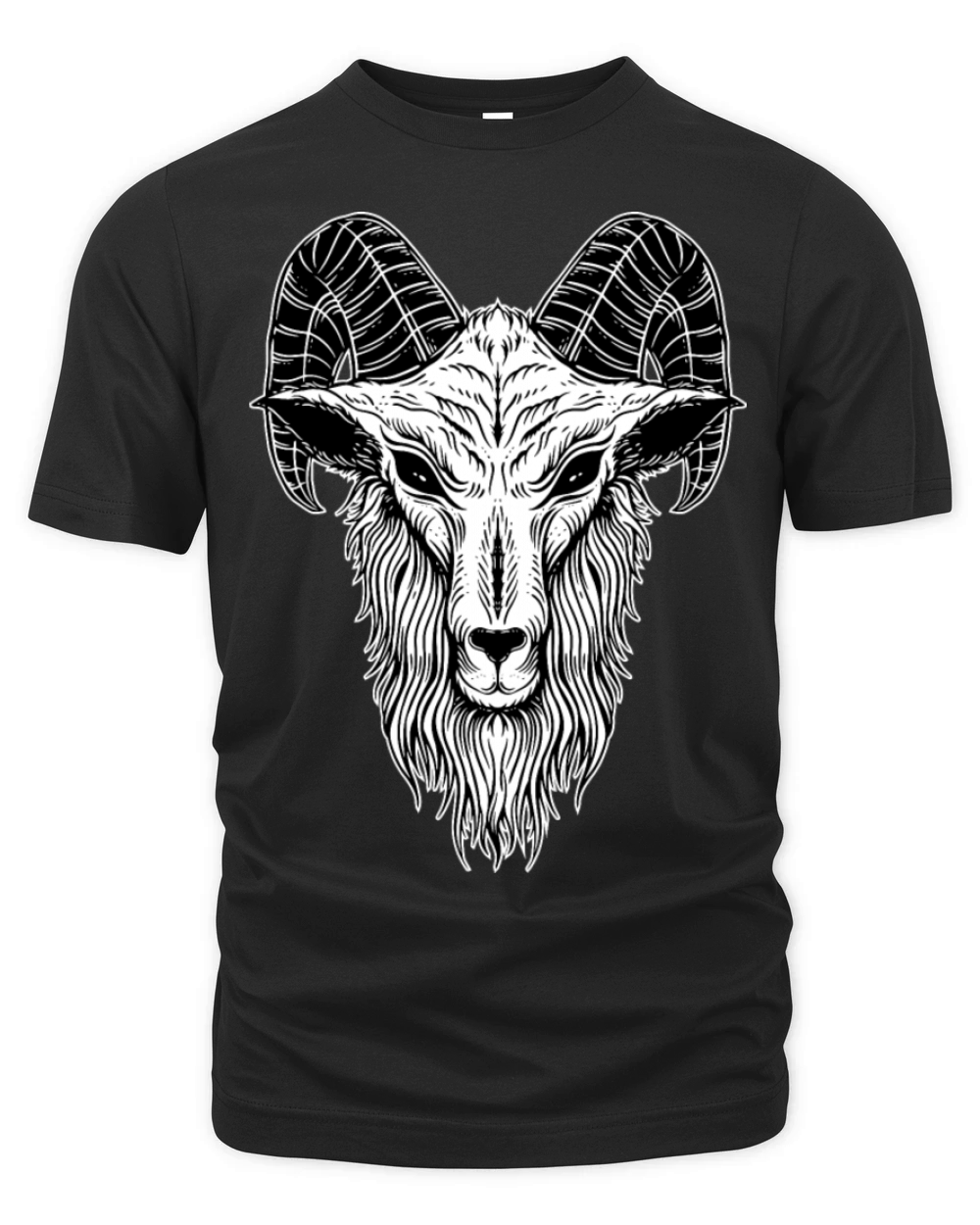 Baphomet Goat Devil Head Organic Unisex T-shirt