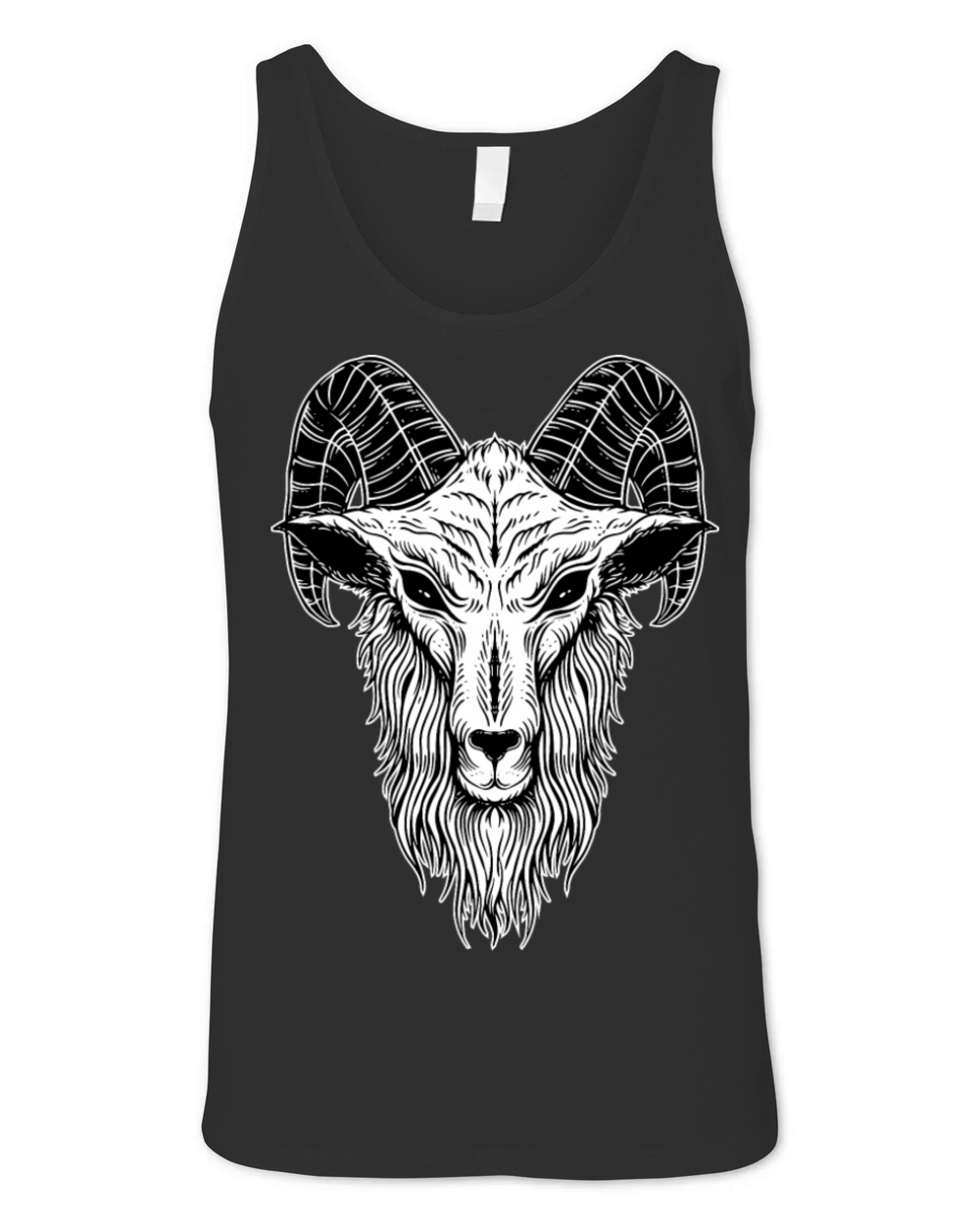 Baphomet Goat Devil Head Unisex Jersey Tank