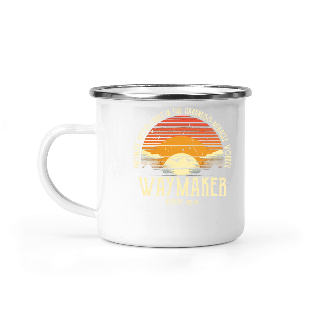 Waymaker Promise Keeper Miracle Worker Camping Mug