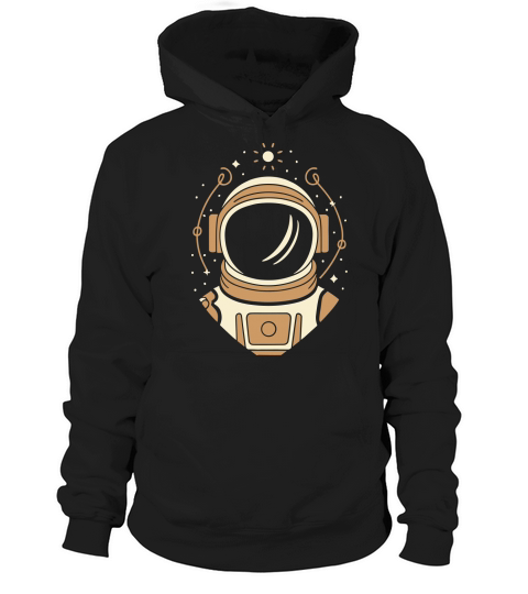Astronaut In Space Vector Design 2 Colors Hoodie Unisex