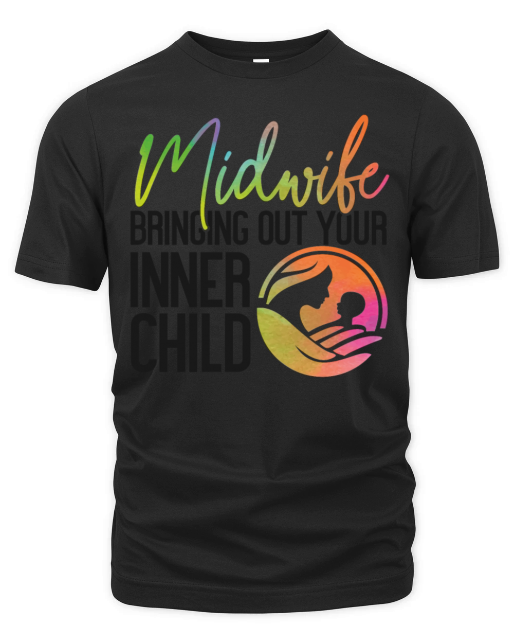 Nurse Midwife Birth Worker Pun Organic Unisex T-shirt