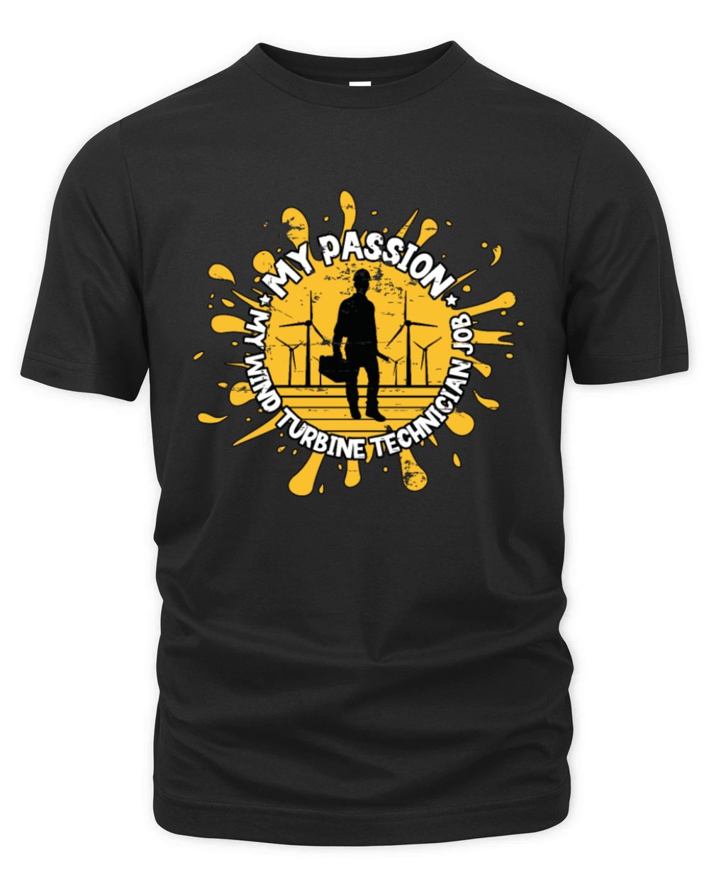 Wind Turbine Tech My Passion My Renewable Energy Organic Unisex T-shirt