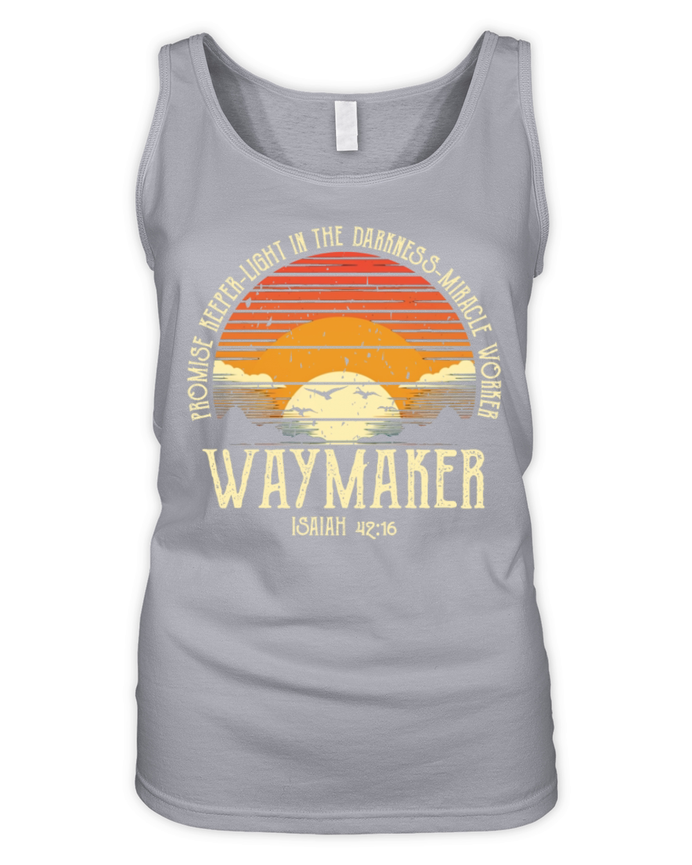 Waymaker Promise Keeper Miracle Worker Organic Women's Tank Top