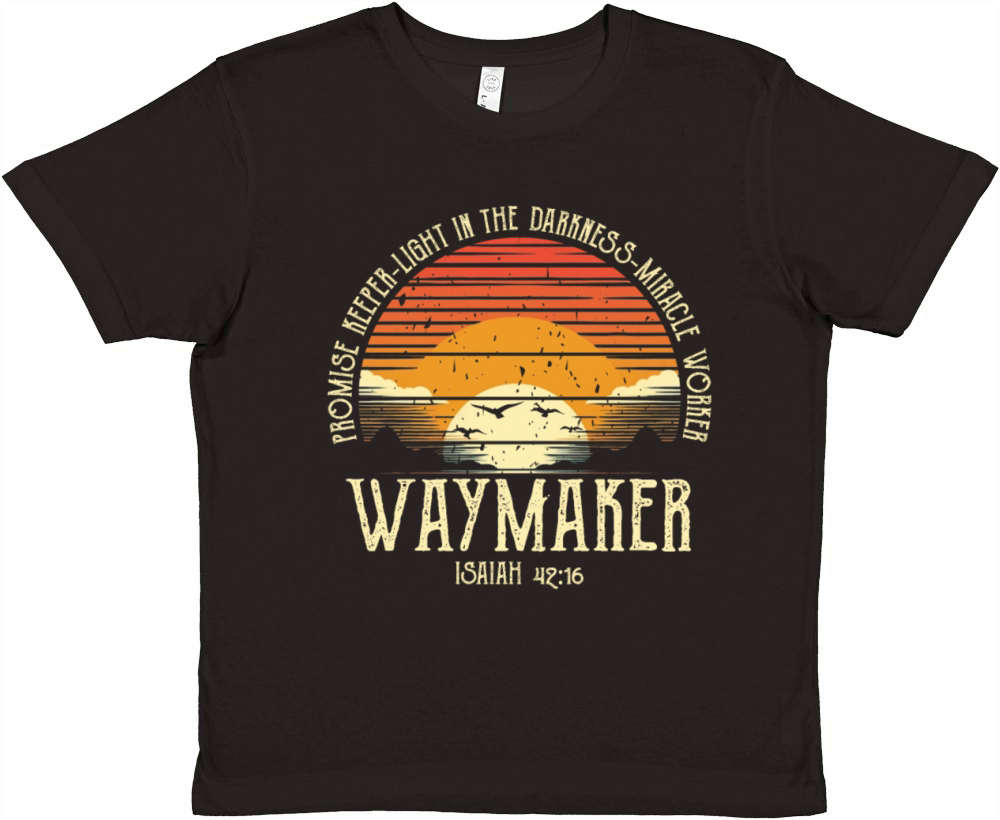 Waymaker Promise Keeper Miracle Worker Premium Kids Crewneck T-shirt