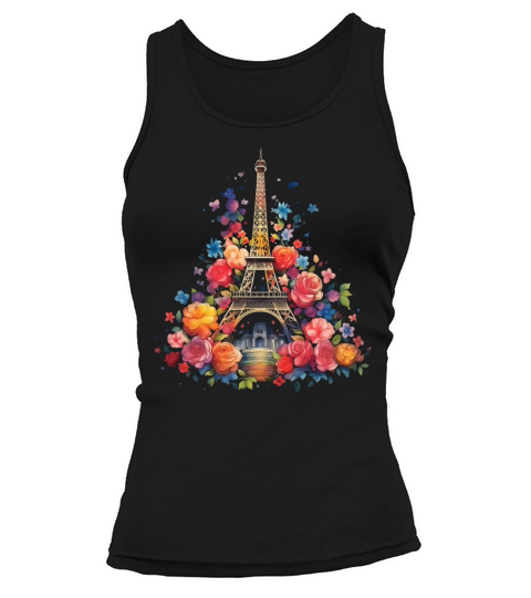 Paris France Eiffel Tower Souvenir Tank top Woman